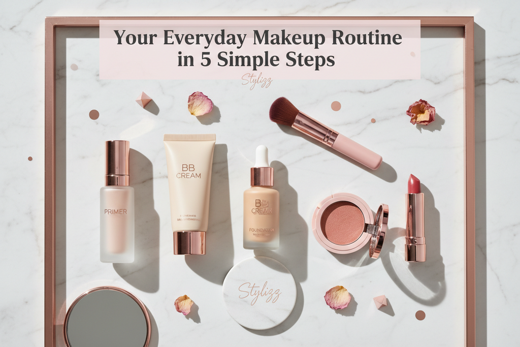 Your Everyday Makeup Routine in 5 Simple Steps