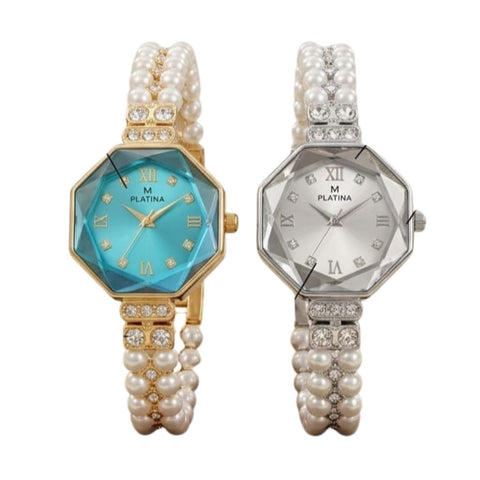 Fancy Girls Watch Pack of 2 - Rubber Belt Watch with Bracelet