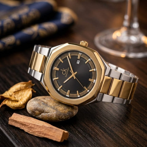CK Watch - Date Function, Solid Steel Chain, Butterfly Clasp