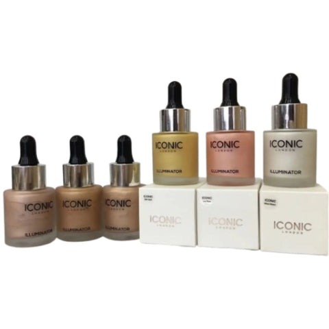 Iconic Liquid Highlighter, radiant glow illuminator for face and body