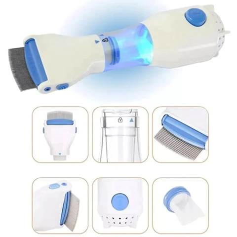 Anti Lice Steel Comb 4 Filter | Fine Tooth Lice & Nits Removal Comb