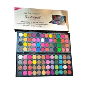 Final Touch 48+48 Eyeshadow Palette, high pigmented professional makeup palette