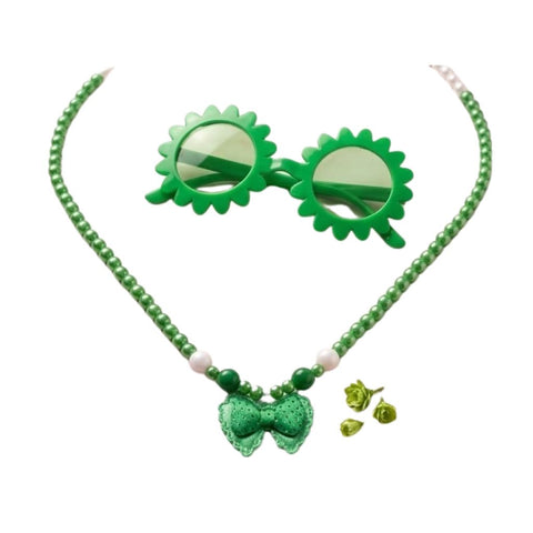 New Fashionable Baby Maala & Glasses Set | Cute Kids Fashion Accessories - 12 Pieces