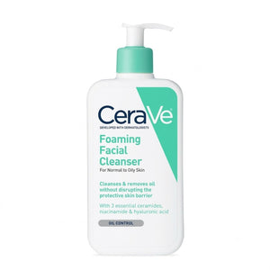CeraVe Foaming Facial Cleanser for normal to oily skin