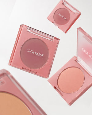 GIGI ROSE Matte Single Blush, long lasting soft velvet finish