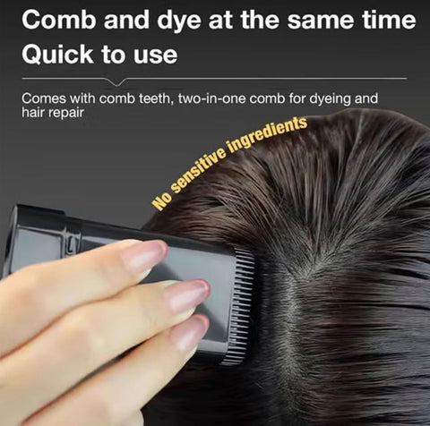 Hair Dyeing Stick | Easy Apply Hair Color Applicator with Built-in Comb