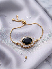 New Fashionable Up Down Golden Bracelet | Adjustable Trendy Bracelet for Women