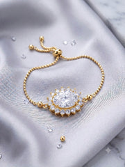 New Fashionable Up Down Golden Bracelet | Adjustable Trendy Bracelet for Women