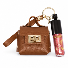 Lucky Model Lipgloss Kit – Mini Handbag Keychain Style