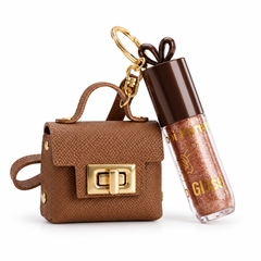 Lucky Model Lipgloss Kit – Mini Handbag Keychain Style