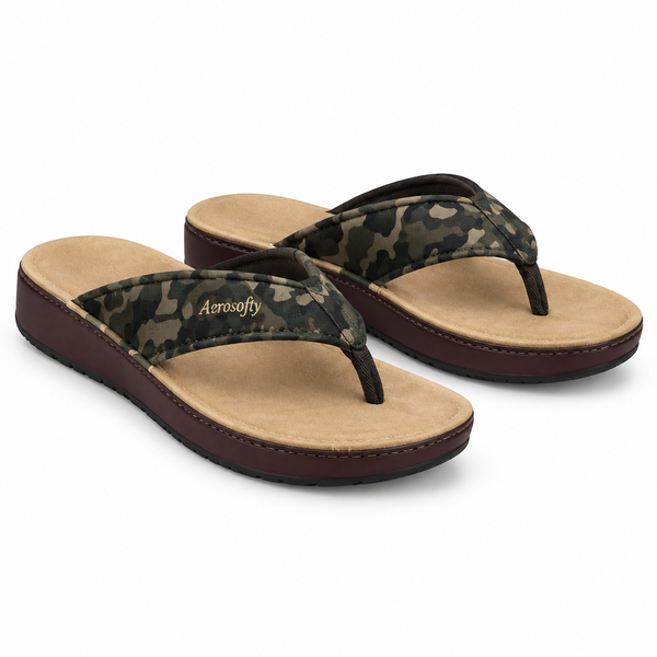 Aerosofty Toe-Post Ladies Slippers