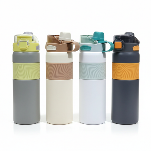 Double Walled Stainless Steel Insulated Bottle 800ml – Multiple Colours