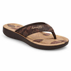 Aerosofty toe-post slipper side view on white background