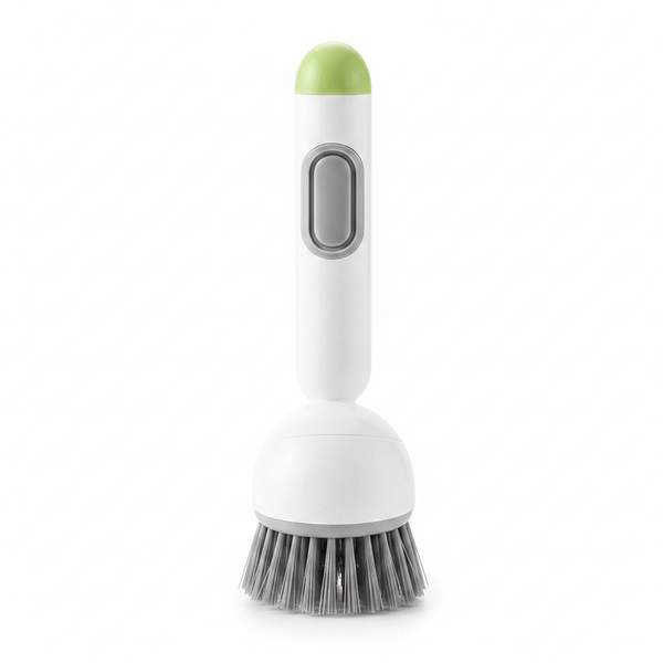 360° Rotating Kitchen Dish Brush with Soap Dispenser