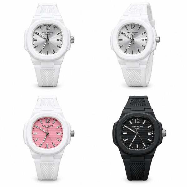 Rubber-Strap Analog Watch – Working Date Display