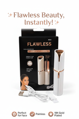 Flawless Beauty Instantly - Rechargeable Facial Hair Remover with white background