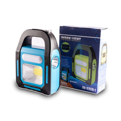 Rechargeable Outdoor Work Light HB-9707A – Blue with Box